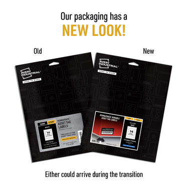 Avery White Asset Tag Labels, 1-1/4